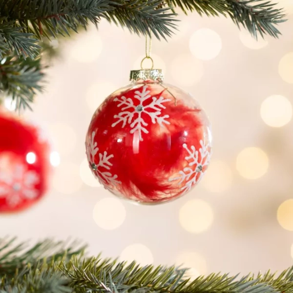 Staklena kugla za božićno drvce ∅ 8cm