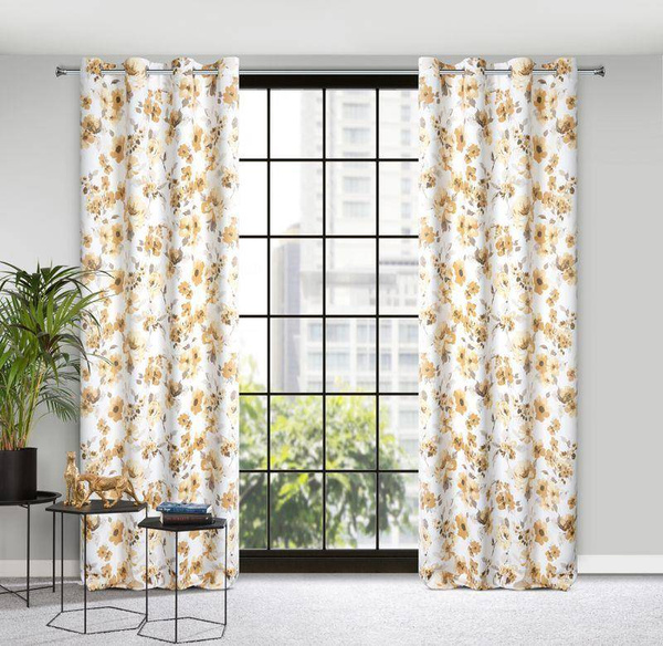 Zavjesa za zamračivanje s cvjetnim printom blackout 140x250 Caren 