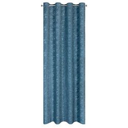 Zavjesa od mekog baršuna s uzorkom izrezanog lišća 140x250 octavia