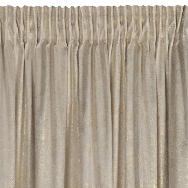 Baršunasta zavjesa sa sjajnim printom, 135x270 cm, traka - AVENA