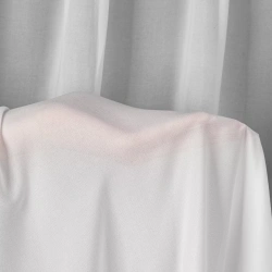 Bijela šifonska zavjesa 80x270 cm FLEX 1:1,5 - Ruby