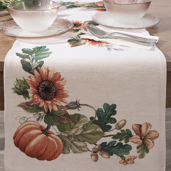 Goblen nadstolnjak 45x140 s printom ljetnih limuna