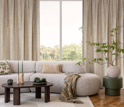 Baršunasta zavjesa sa sjajnim printom, 135x270 cm, traka - AVENA