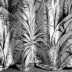 Zavjesa za zamračivanje s botaničkim motivom 140x250 Nerina