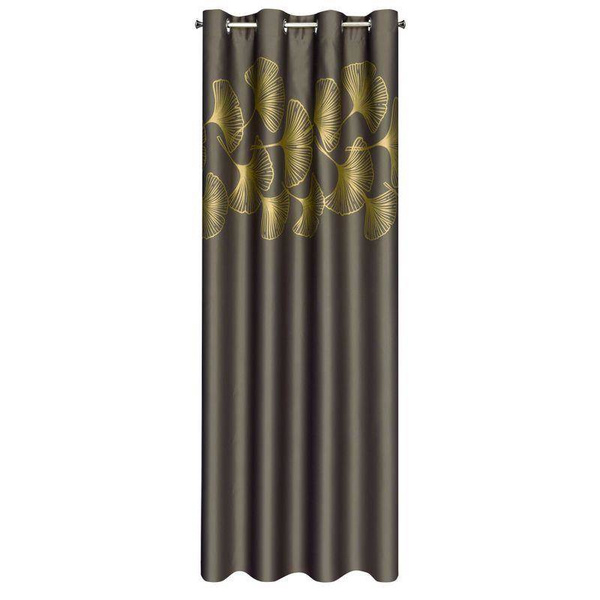 Zamračena zavjesa sa sjajnim printom ginka 140x250 blackout Harmony