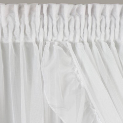 Gotova zavjesa dek 400x250 cm bijela boja