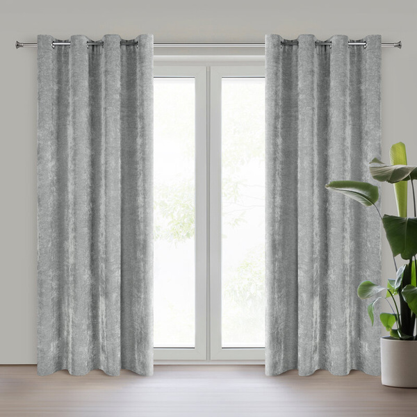 Zavjesa sa šenil strukturom 140x250 cm s rupicom - NESKA