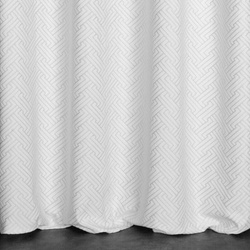 Zavjesa 140x250 od mat baršuna s jacquard geometrijskim uzorkom Isla