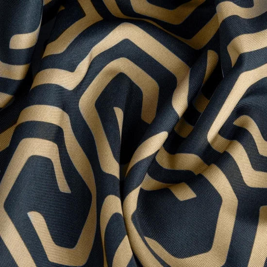 Zavjesa od oxford tkanine sa geometrijskim motivom  140x250 Juliet