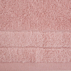 Ručnik s rubom od velura, gramature 500 g/m2 Damla (19) 70X140 cm ružičasti