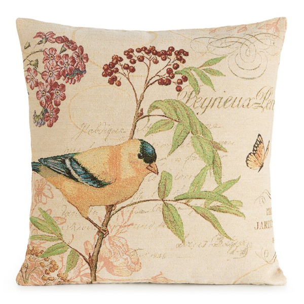 Jacquard jastučnica GOBELIN s motivom egzotične biljke 45x45