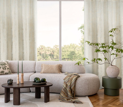 Baršunasta zavjesa 140x250 ukrašena zlatnim uzorkom i zlatnim ušicama - DARA