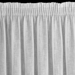 Bijela zavjesa od mat gaze s efektom kiše, 300x145 cm, CARLA 
