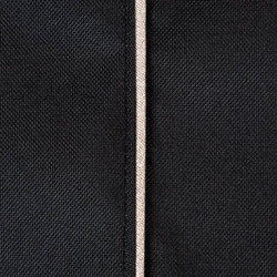 Crni stolnjak s nježnim srebrnim obrubom 85x85 Madele