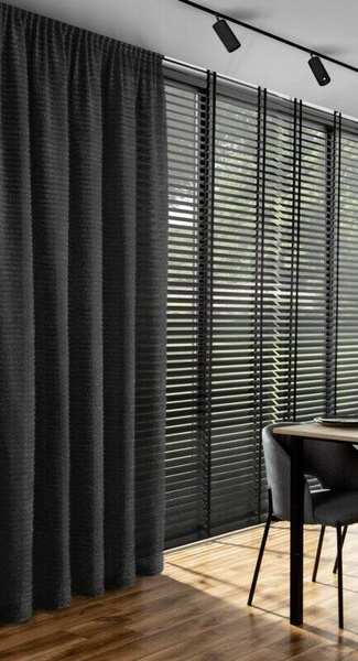 Zavjesa od šenil niti izrađena od šifonske tkanine 135x270 traka - REINA - Eva Minge Premium