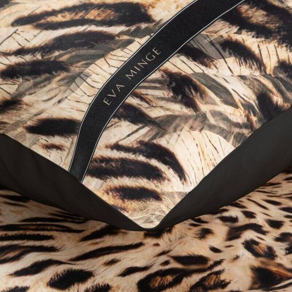 Ekskluzivni set posteljine 160x200 cm od macosatina s dizajnerskim uzorkom i životinjskim motivom  Eva minge 23