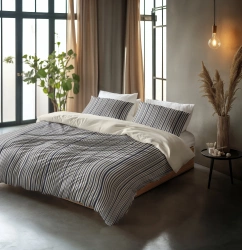 Pamučna posteljina 140x200/220 Sleeptime Pure Regata Blue 