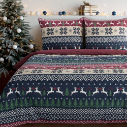 Božićna posteljina 140x200 cm, ranforce pamuk