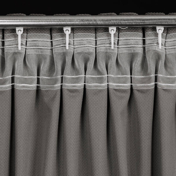 Baršunasta zavjesa 140x300 s finim strukturalnim uzorkom, gramature 200 g/m2 Milo