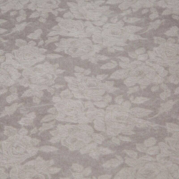 Stolnjak s motivom cvijeća izvezenim srebrnim koncem 160x260 Ines 6