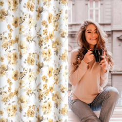 Zavjesa za zamračivanje s cvjetnim printom blackout 140x250 Caren 