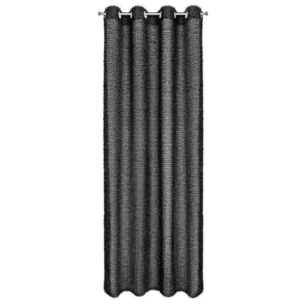 EVA MINGE gotova zavjesa 135x250 izrađena od šifona ukrašena moher koncem i suptilnim volanima TIFFANY 