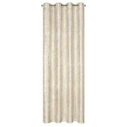 Baršunasta zavjesa sa zlatnim uzorkom, 140x250 cm - MALIA