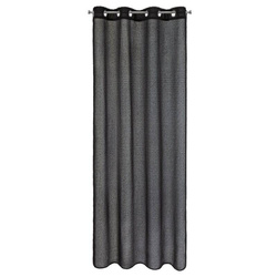 Zavjesa 140x250  AGIS ukrašena dlakavim dodatkom