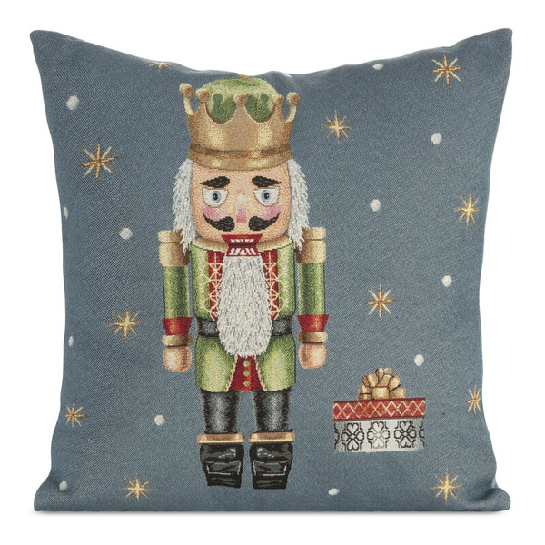 Tapiserijska jastučnica 45x45 cm pamučna s božićnim motivom GOB