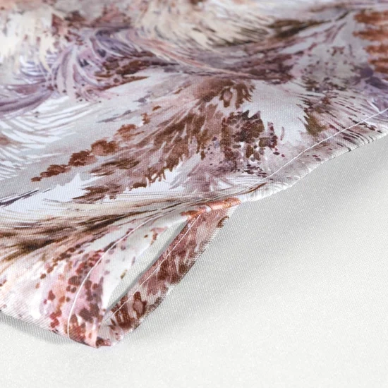 Set stolnjak 140x180 i nadstolnjak 33x180 ukrašen biljnim uzorkom ANITA 4