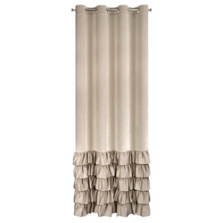 Baršunasta zavjesa ukrašena volanima,140x250 Dani