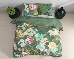 Pamučna posteljina 240x220 sa prekrasnim printom cvijeća, 100% pamuk
