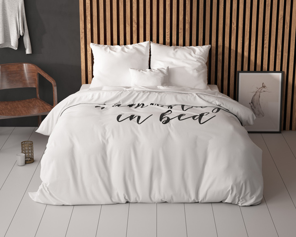 Set posteljine 200x200/220 od mikrovlakana sa čistim printom, nije potrebno glačanje