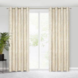 Baršunasta zavjesa sa zlatnim uzorkom, 140x250 cm - MALIA