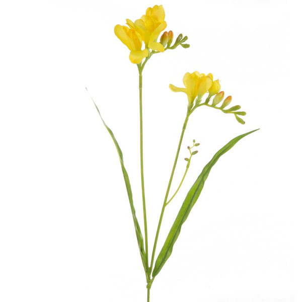 Ukrasni cvijet tulipana od nježne i svilenkaste tkanine 340 60 cm žuti