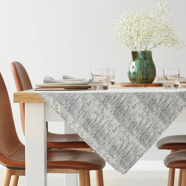 žakard stolnjak s nježnim izlizanim uzorkom 85x85 Alina