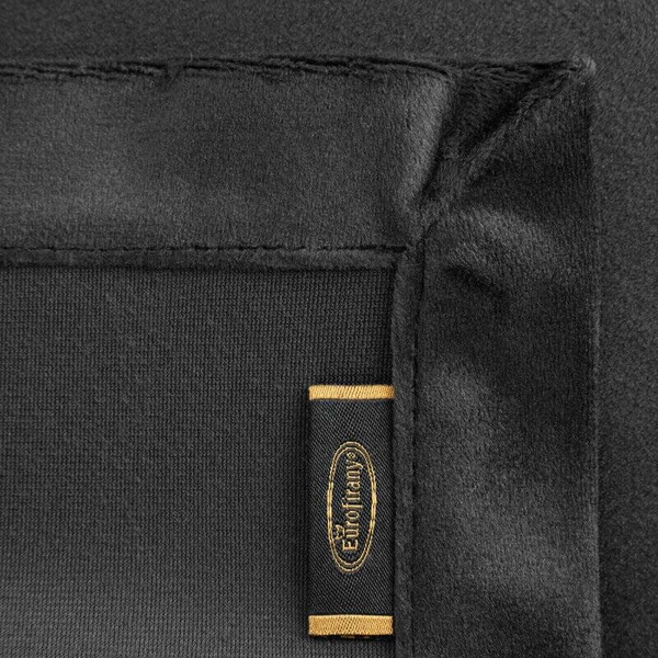 Set od 4 podmetači za stol od glatkog baršuna s ukrasnom trakom, 30x40 Melinda