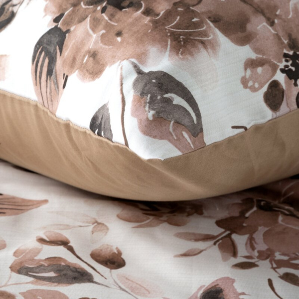 Posteljina 160x200 cm od pamučnog satena s cvjetnim uzorkom SPRING