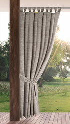 Zavjesa za terasu 155x220 sa biljnim motivom od nepromočive tkanine sa čičak trakama GARDEN