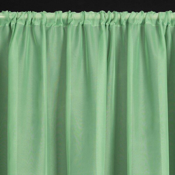 Gotova zavjesa mix 4 trakasta 140x250 cm zelene boje