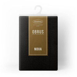 Crni stolnjak sa ukrasnim rubom 145x300 Stella 2