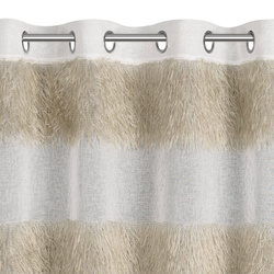 Zavjesa 140x250 od gaze ukrašena moher koncem Margaret 3