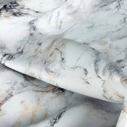 Gotova zavjesa za zamračivanje 140x250 ukrašena mramornim tiskom Sancy 