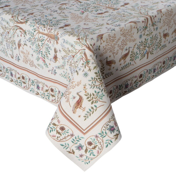 Goblen stolnjak 140x220 ukrašen cvjetnim motivom