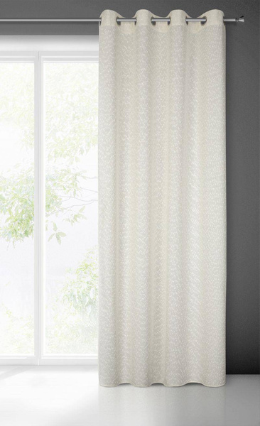 Zavjesa s malim čvorovima u eko stilu 140x260 Sandi