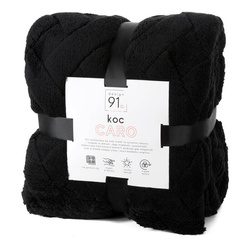 Flano deka 150x200 ukrašena reljefnim uzorkom CARO