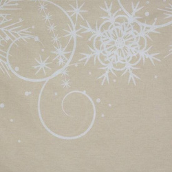 Božićna posteljina 140x200 snježne pahulje od visokokvalitetnog pamuka Santa 6