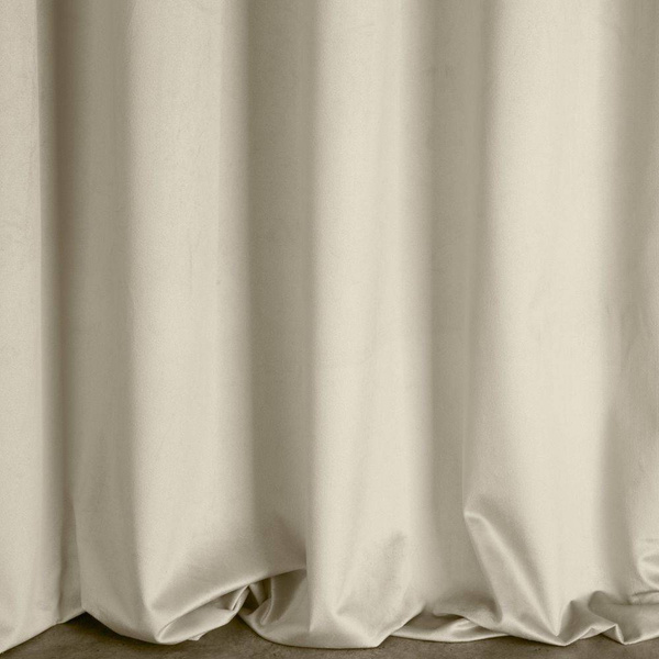 Zavjesa od jednobojnog mekog baršuna trakasta 140x270 cm ružičasta ROSA  