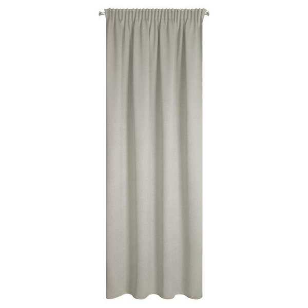 Zavjesa za zamračivanje sa strukturalnim uzorkom, glatka, polumat 135x250 Carlo bež