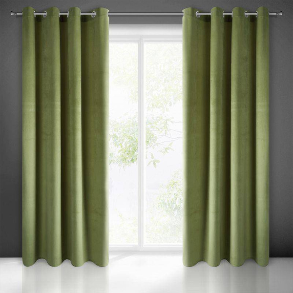 Gotova zavjesa od glat baršuna 140x250 težine 215 g/m2 Pierre